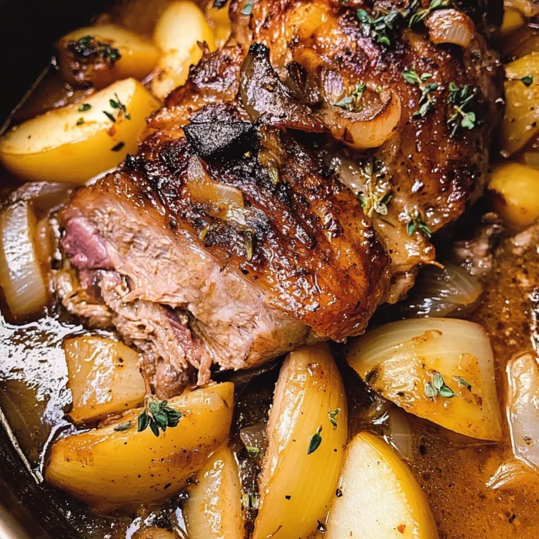 Apple Cider Braised Pork Shoulder