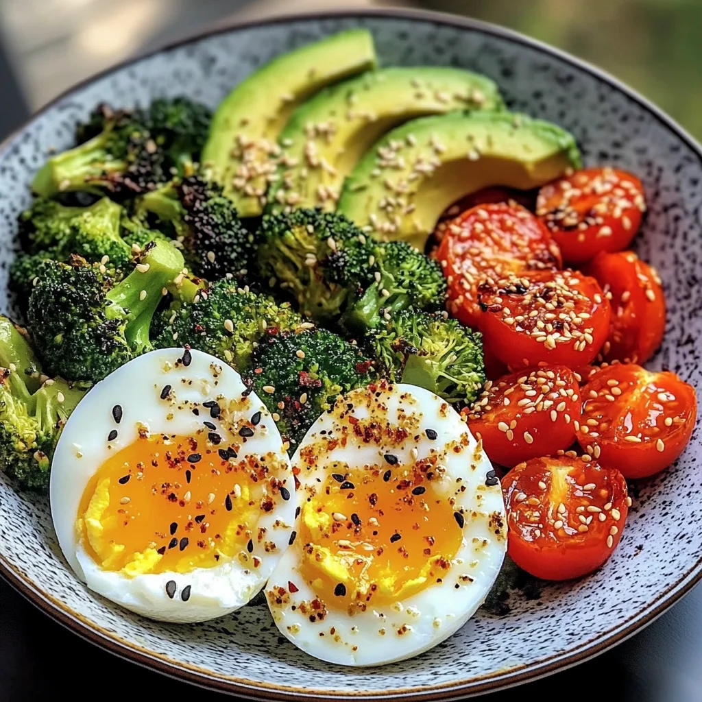 Avocado, Egg & Roasted Veggie Bowl