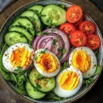 Avocado and Egg Garden Salad