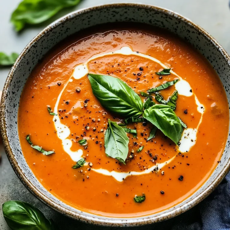 Creamy Tomato Basil Soup