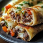 Delicious Keto Philly Cheesesteak Roll Ups