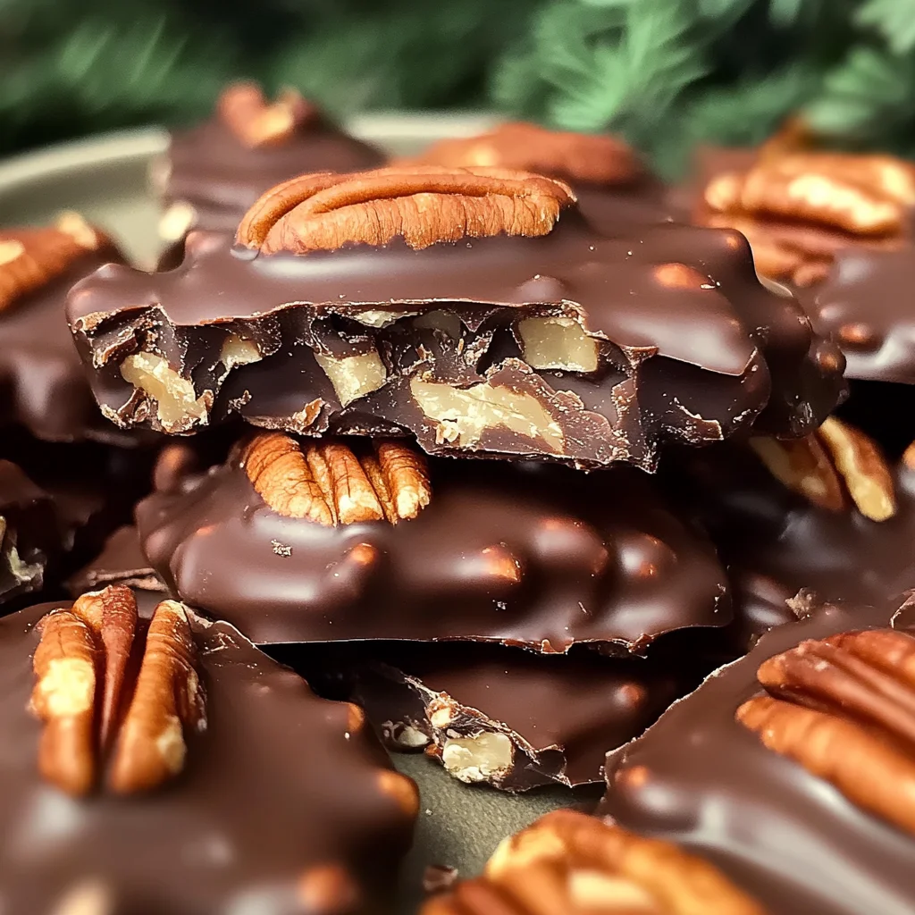 Easy Christmas Pecan Turtles