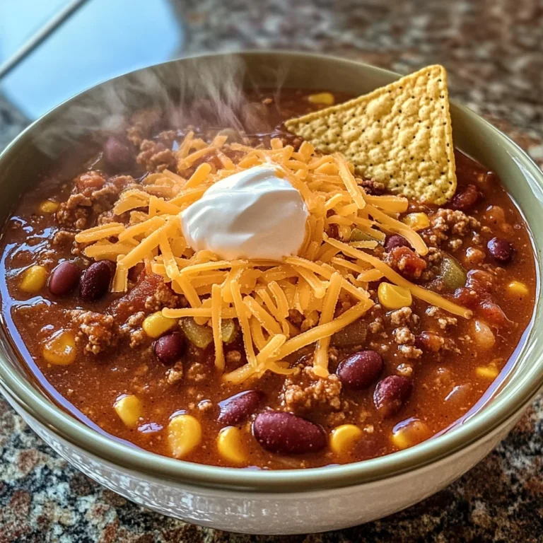 Hillbilly Chili and Cinnamon Rolls