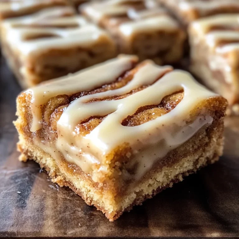 How to Make Cinnamon Roll Blondies