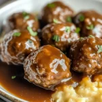 Tasty Slow Cooker Salisbury Steak Meatballs Recipe