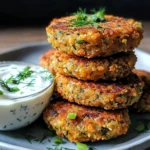 Ultimate Mediterranean Lemon Chickpea Patties with Yogurt Sauce