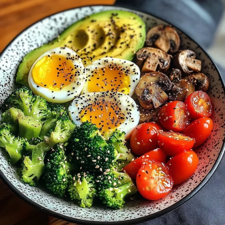 Avocado and Egg Breakfast Bowl