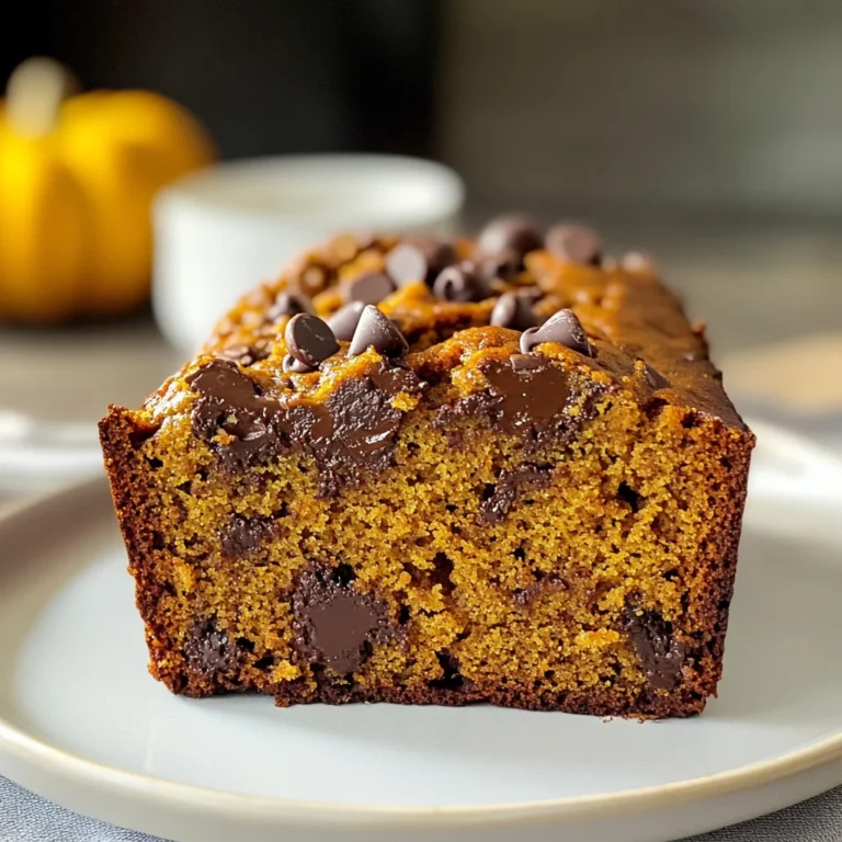 Banana Chocolate Chip Pumpkin Bread