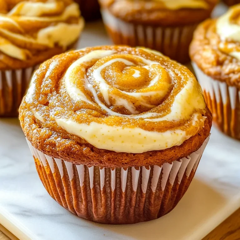 Best Swirled Pumpkin Cream Cheese Muffins