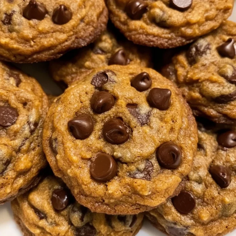 Chewy Pumpkin Chocolate Chip Cookies Recipe