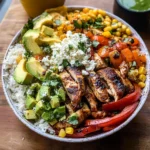 Chicken Fajita Tortilla Bowls