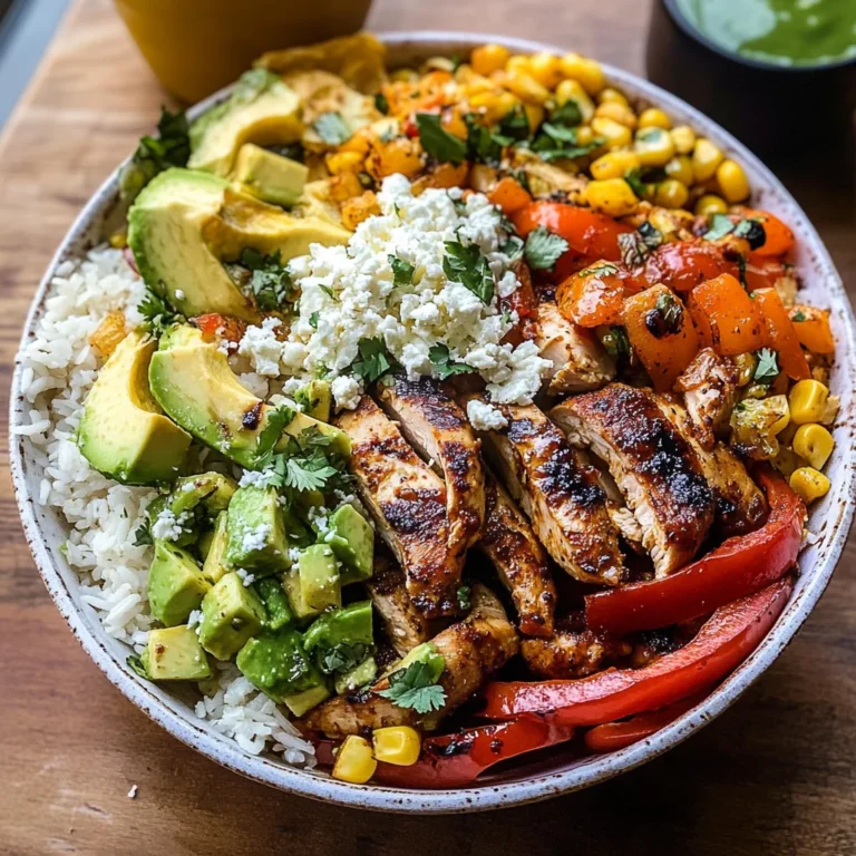 Chicken Fajita Tortilla Bowls