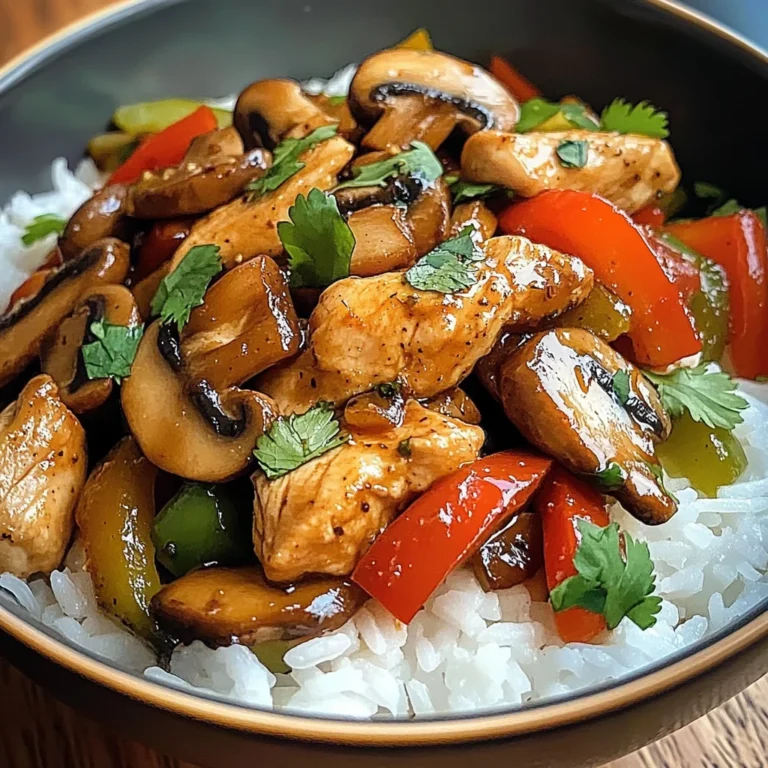 Chicken, Mushroom & Veggie Rice Bowl