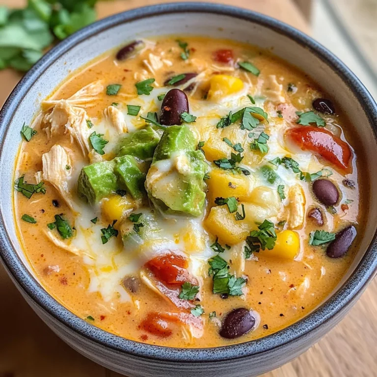 Creamy Chicken Enchilada Soup