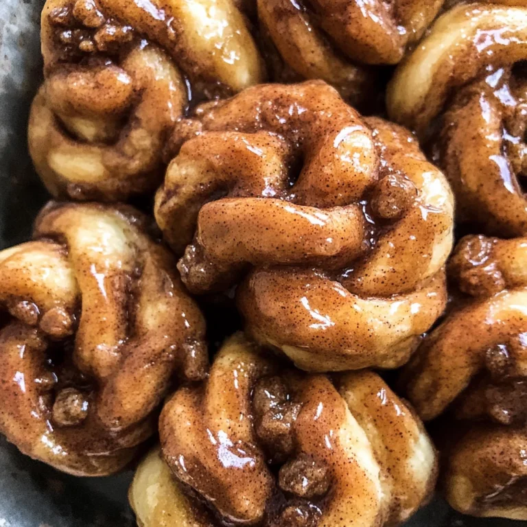 Easiest Cinnamon Crunch Knots