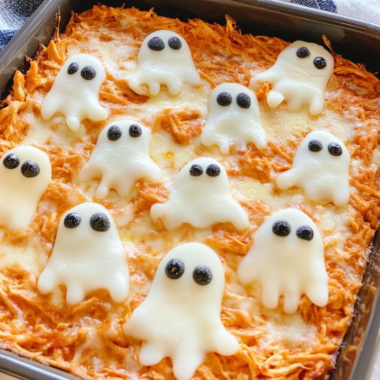 Halloween Buffalo Chicken Dip (Booffalo Dip)
