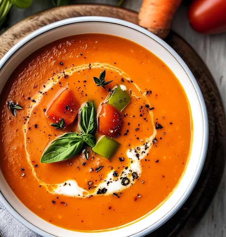Healthy, Tomato-Carrot Soup