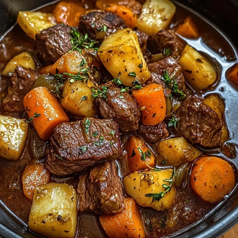 Hearty Beef Stew with Root Vegetables