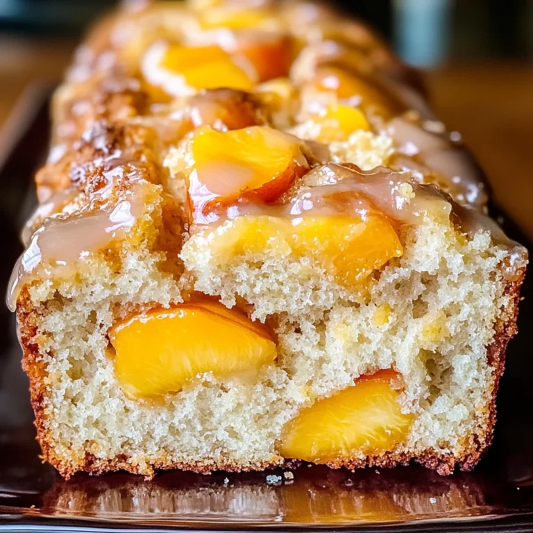 Heavenly Peach Bread