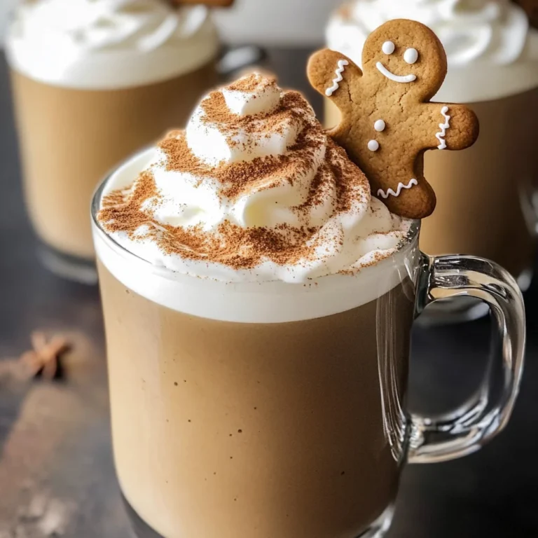 Homemade Gingerbread Latte