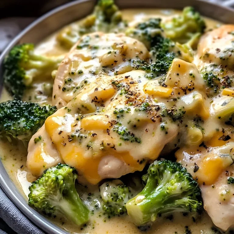 Irresistible Crockpot Creamy Broccoli Cheddar Chicken Delight