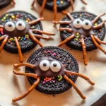 Oreo Spider Halloween Cookies