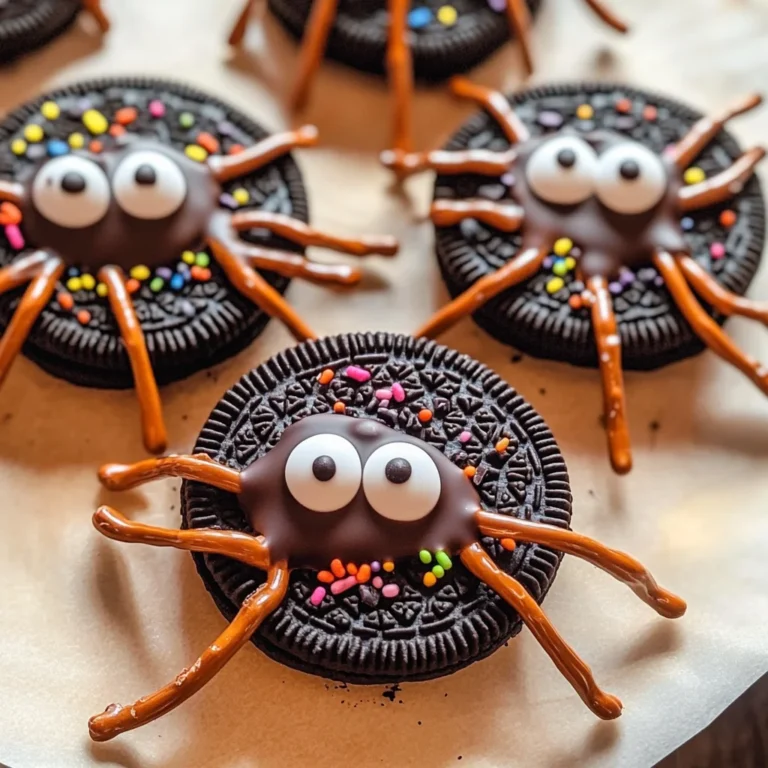 Oreo Spider Halloween Cookies