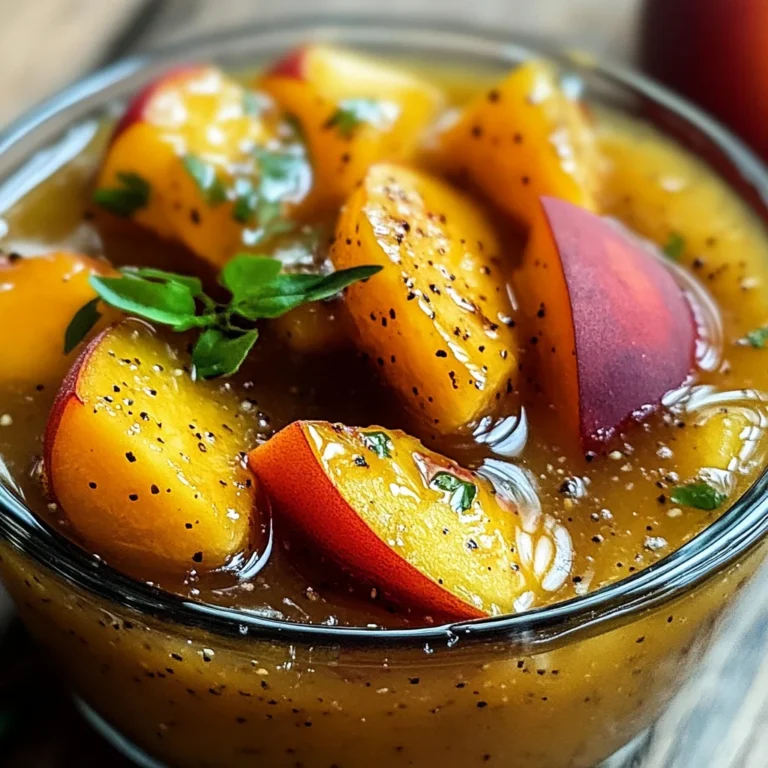 Peach Honey Dijon Balsamic Vinaigrette