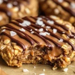 Peanut Butter Chocolate Caramel Cookies