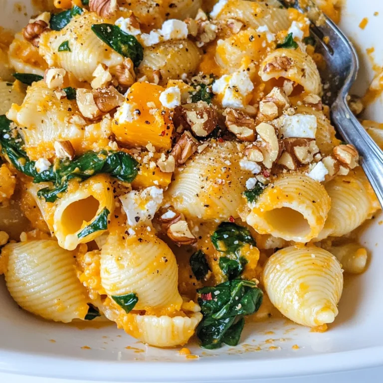 Pumpkin Feta Pasta