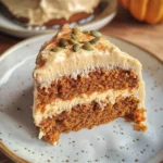 Pumpkin Spice Cake with Brown Sugar Cream Cheese Frosting