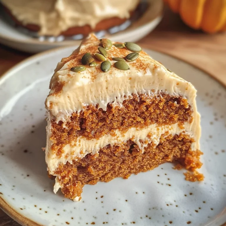 Pumpkin Spice Cake with Brown Sugar Cream Cheese Frosting