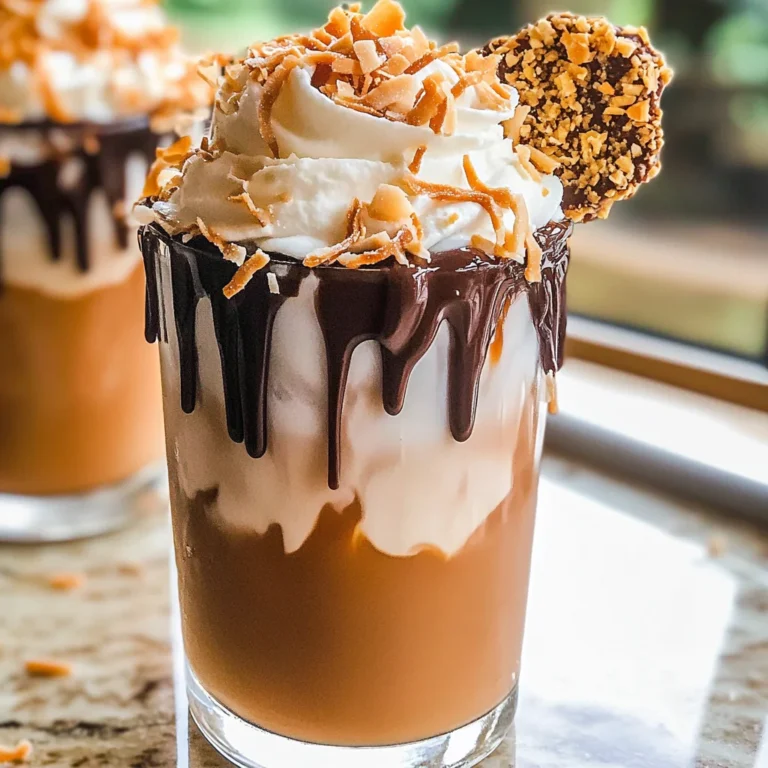 Samoas Iced Coffee