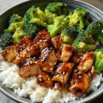 Teriyaki Chicken and Broccoli Bowl