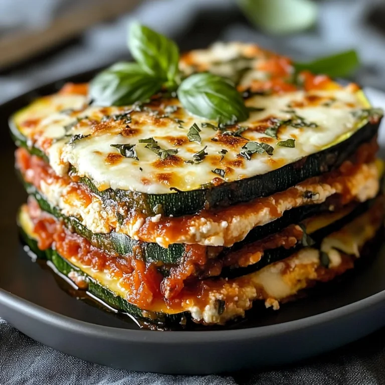 Zucchini Ricotta Melts with Marinara