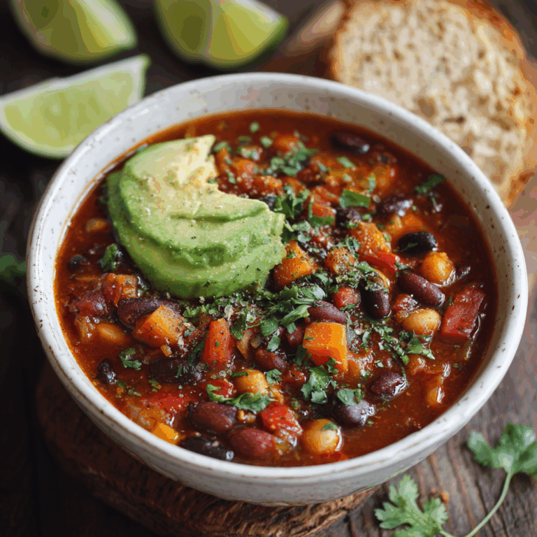 20-Minute Vegetarian Chili Recipe