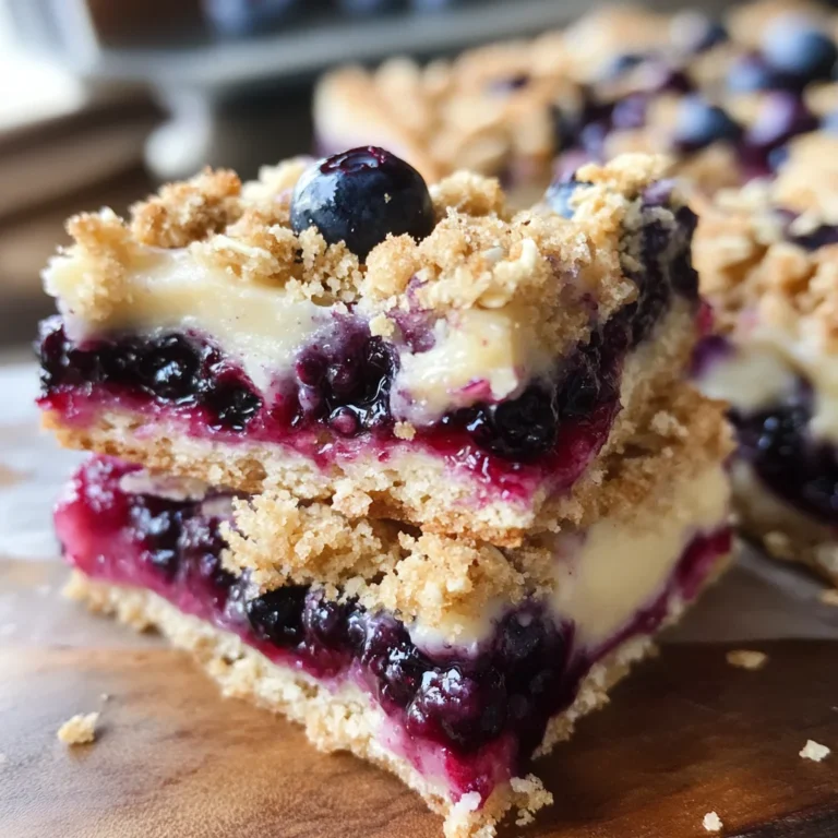 Blueberry Cream Cheese Bars