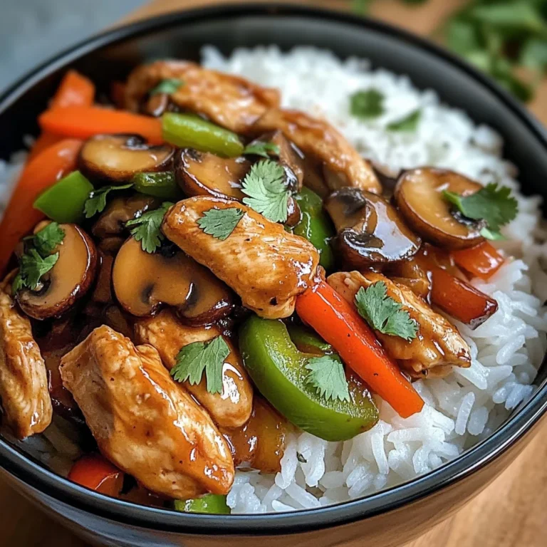 Chicken, Mushroom & Veggie Rice Bowl