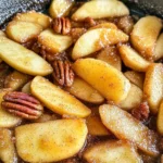 Cinnamon Southern Fried Apples with Pecans