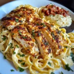 Creamy Mozzarella Chicken Linguine with Cajun Garlic Butter
