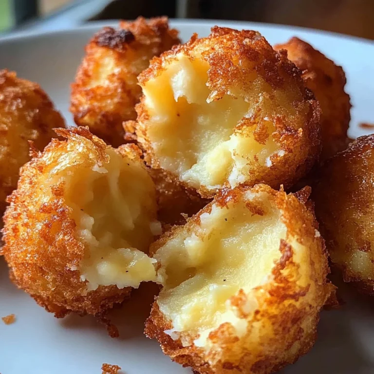 Crispy Mashed Potato Cheese Puffs
