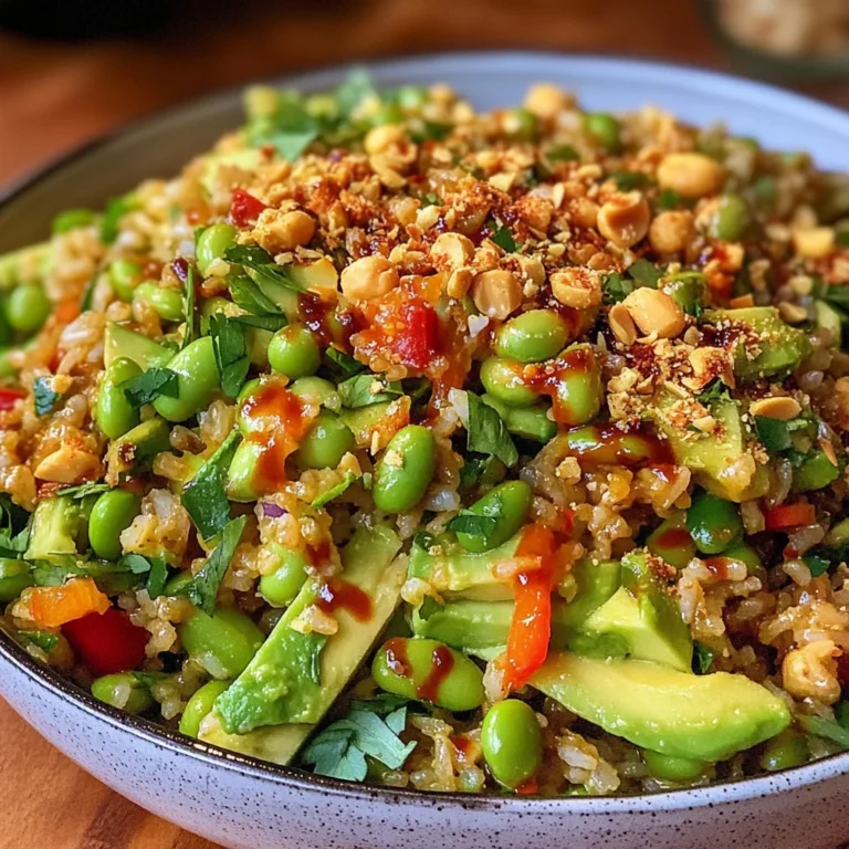 Crispy Rice Salad with Peanut-Chili Dressing