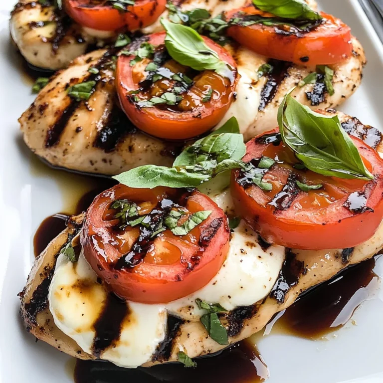 Grilled Chicken Caprese