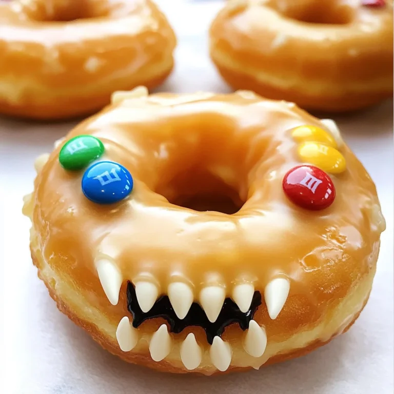 Halloween Monster Donuts