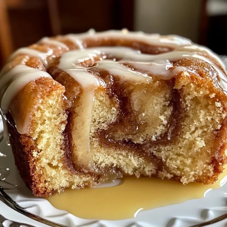 Honey Bun Pound Cake