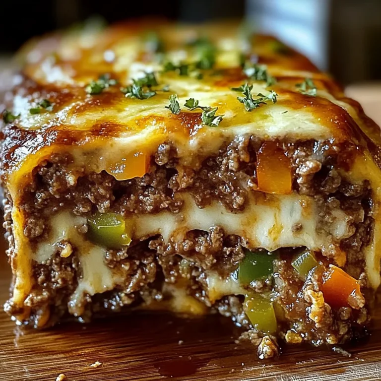 Philly Cheesesteak Meatloaf: A Cheesy, Beefy Twist on a Comfort Food Classic