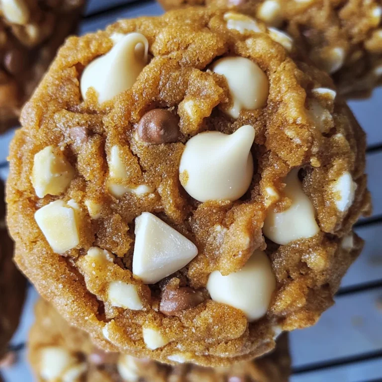 Pumpkin White Chocolate Chip Cookies Recipe