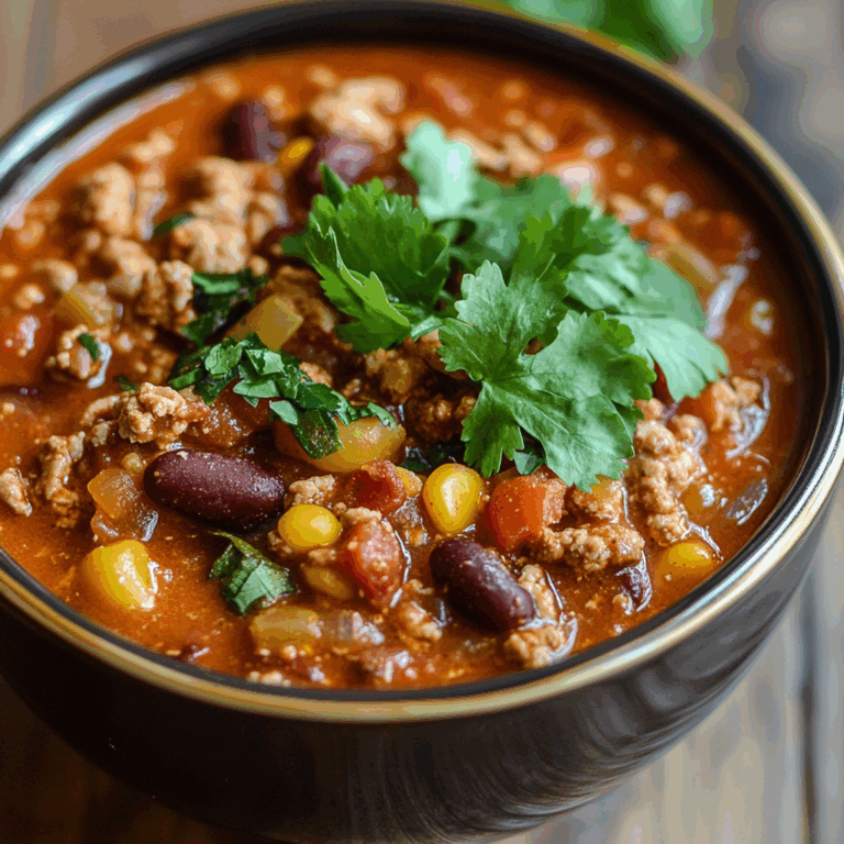 Easy Turkey Chili