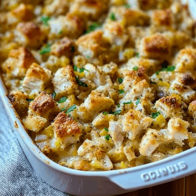 Dolly’s Chicken and Stuffing Casserole